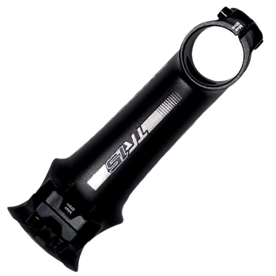 Matte black bike stem 110mm 31.8mm clamp 17 degree rise for road MTB gravel