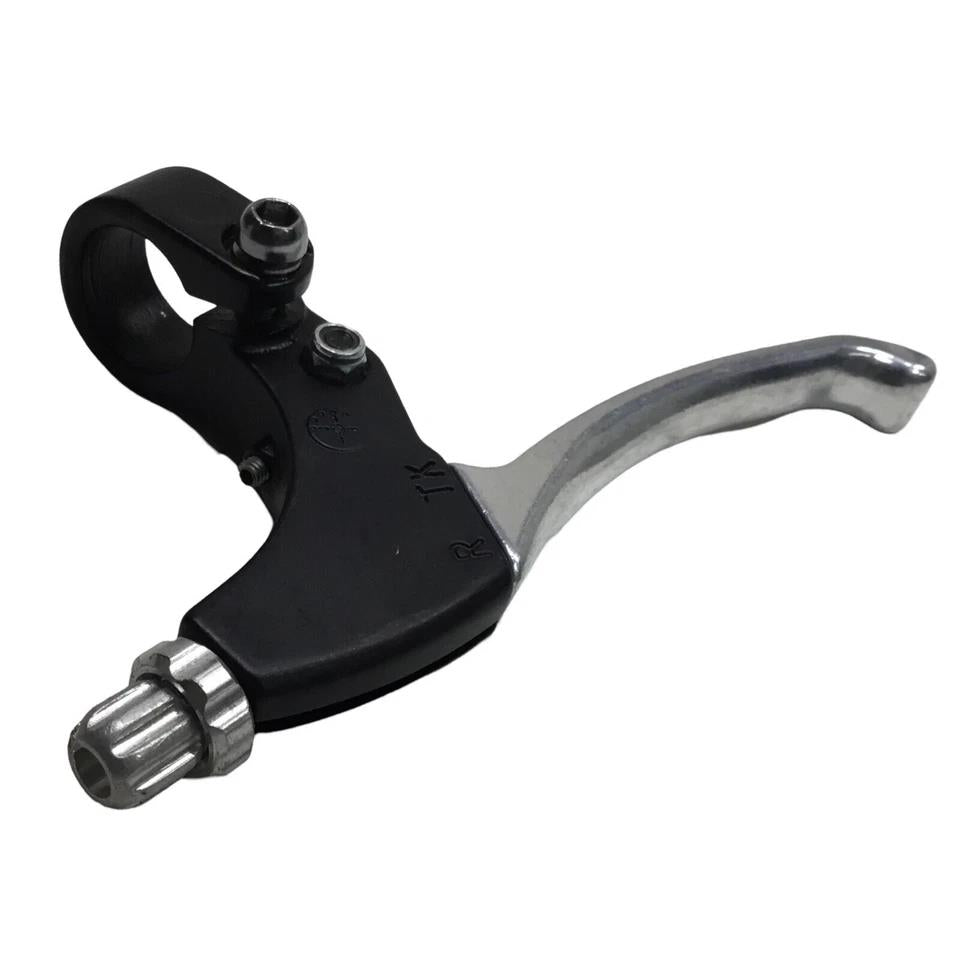 Tektro CL330 right rear brake lever 3 finger 22.2mm silver alloy