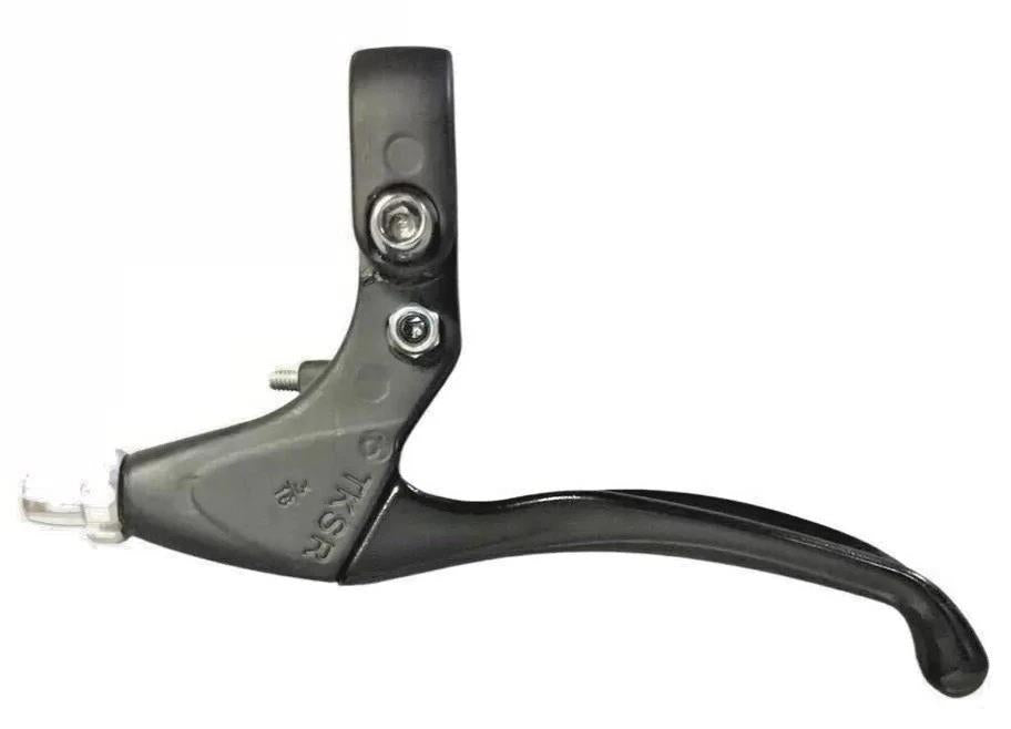 Tektro CL330 right rear brake lever 3 finger flat bar black alloy