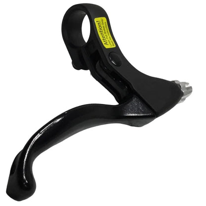 Tektro CL330 right rear brake lever 3 finger flat bar black alloy