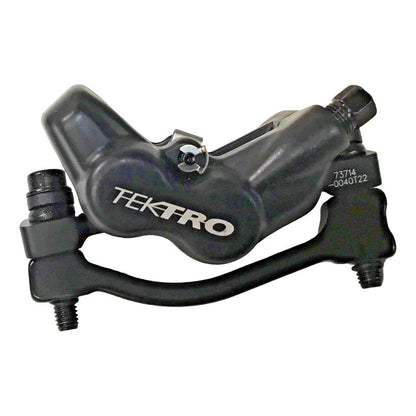 Tektro Orion 4P M745 hydraulic disc brake set, front and rear, 4-piston post mount calipers with 900/1800mm hoses for MTB