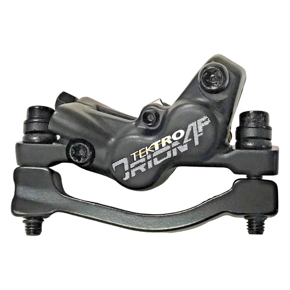 Tektro Orion 4P M745 hydraulic disc brake set, front and rear, 4-piston post mount calipers with 900/1800mm hoses for MTB