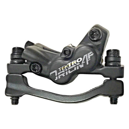 Tektro Orion 4P M745 hydraulic disc brake set, front and rear, 4-piston post mount calipers with 900/1800mm hoses for MTB