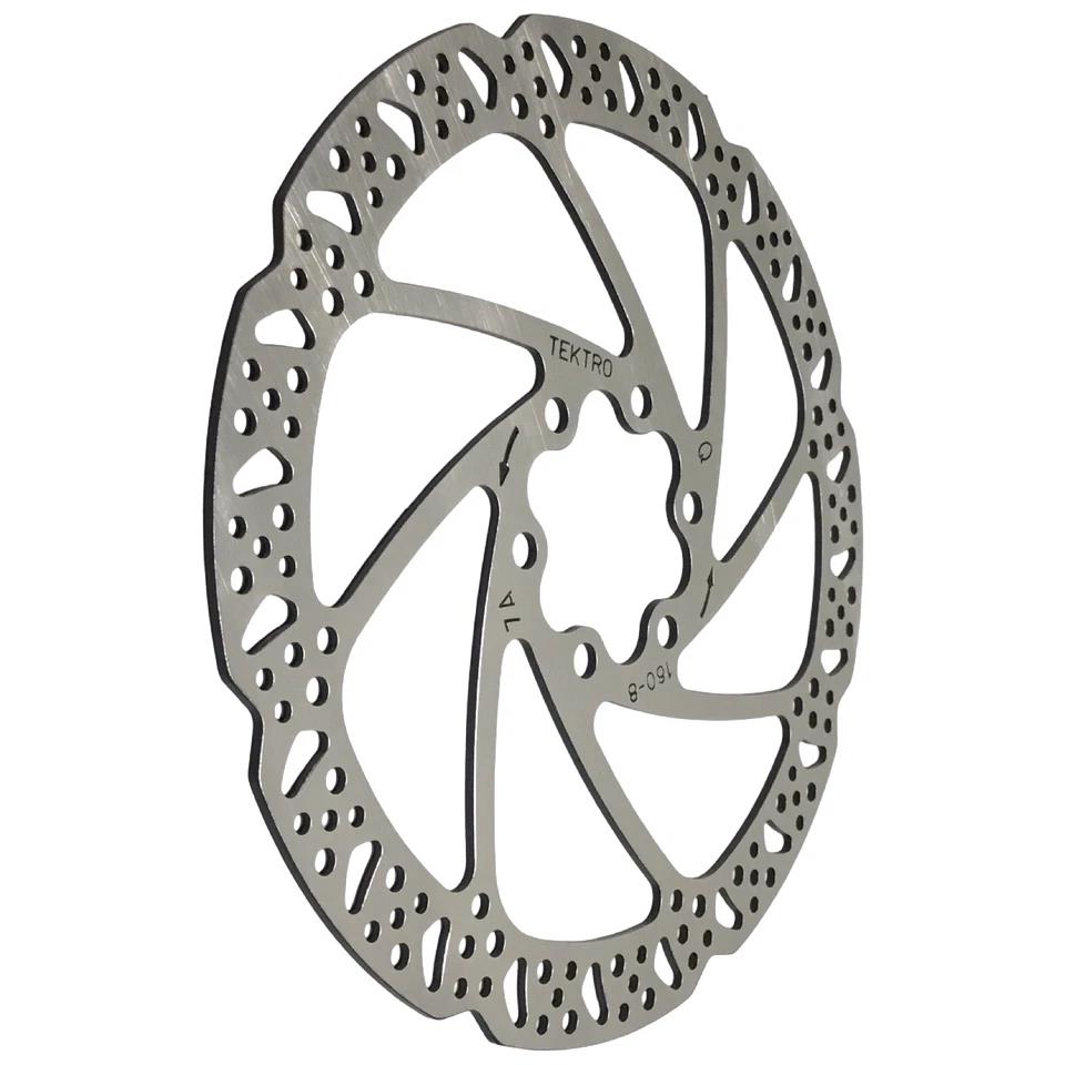 Tektro Vela hydraulic disc brake rear set with 160mm rotor and 1600mm hose, silver, for MTB or hybrid bikes