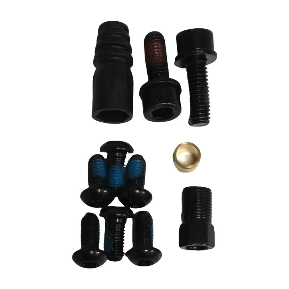 Tektro Vela hydraulic disc brake rear set with 160mm rotor and 1600mm hose, silver, for MTB or hybrid bikes