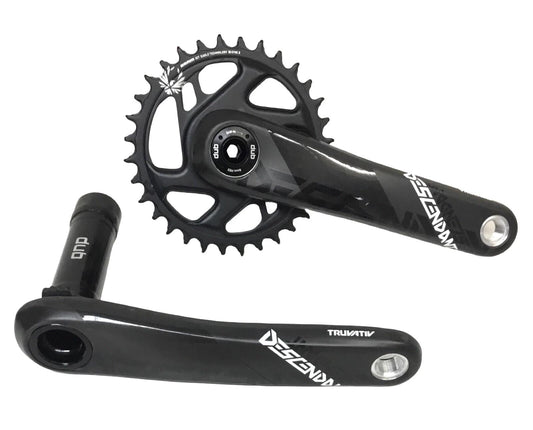 Truvativ Descendant Eagle carbon crankset with 32T chainring, 175mm arms, DUB Boost for 12-speed drivetrains