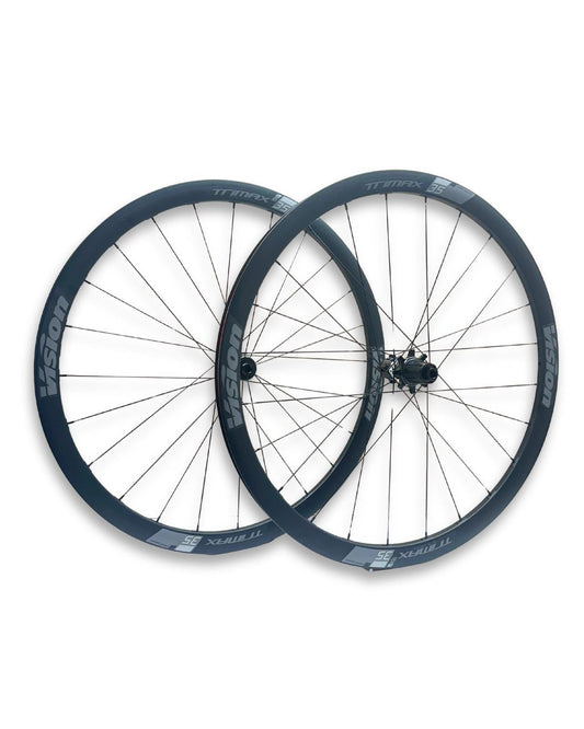 Vision TriMax 35 SC 700c disc wheelset centerlock 12x100 12x142 tubeless-ready Shimano 11