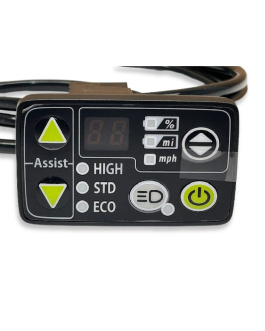 Yamaha e-bike LED button pad assist controller X0R-825100000