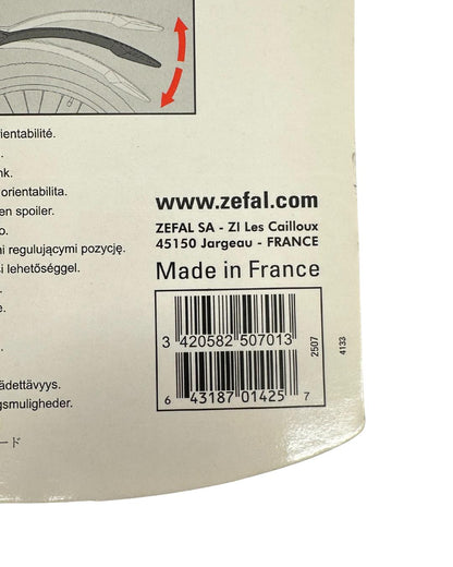 Zefal RM60+ rear mudguard technopolymer seatpost mount fender for 26-29 inch MTB, reflective ring