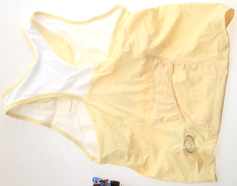 SPORTHILL ESSENTIAL Tank Sleeveless Women's Running Shirt Small Sm Yellow NEW