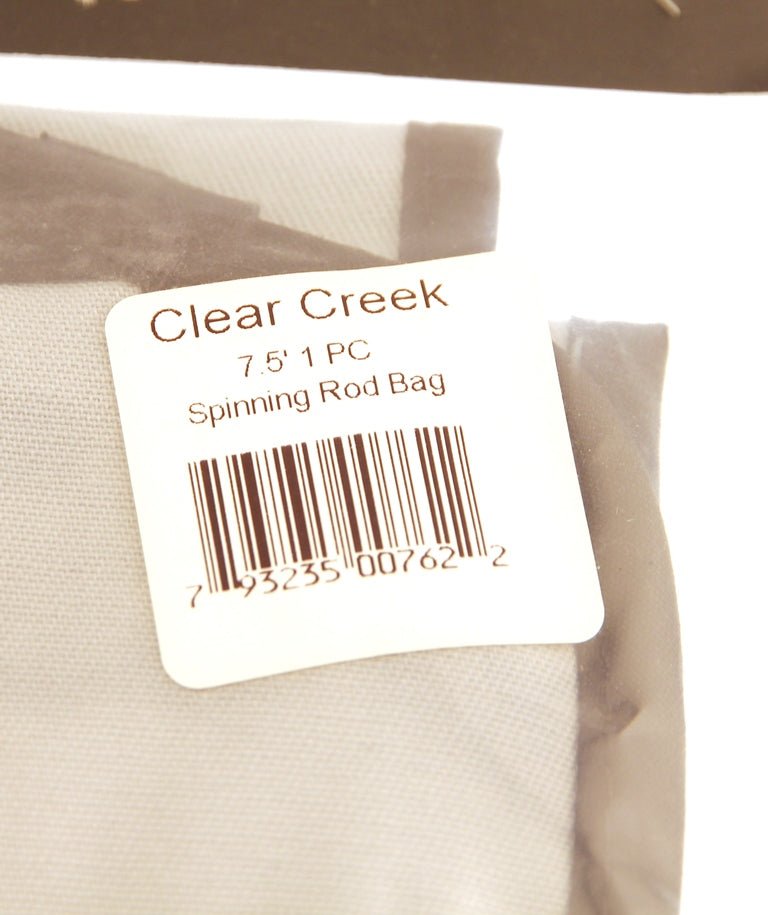 CLEAR CREEK Rod Bag Case - 7.5' For 1 Piece Fly Fishing Rods New in Package - Random Bike Parts