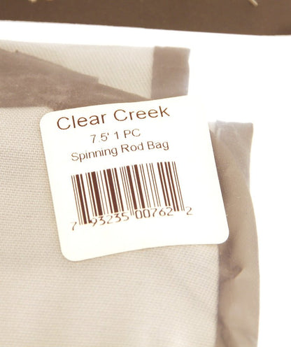 CLEAR CREEK Rod Bag Case - 7.5' For 1 Piece Fly Fishing Rods New in Package - Random Bike Parts