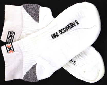 X-SOCKS BIKING DISCOVERY MSRP $22 Sock US 6.5 - 8.5 EU 39-41 NEW SAMPLE 2-RIGHTS