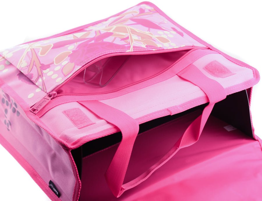 FASTRIDER SHOPPER PEONY Bike Pannier/Bag Pink 17.5L Water Resistant Single NEW - Random Bike Parts