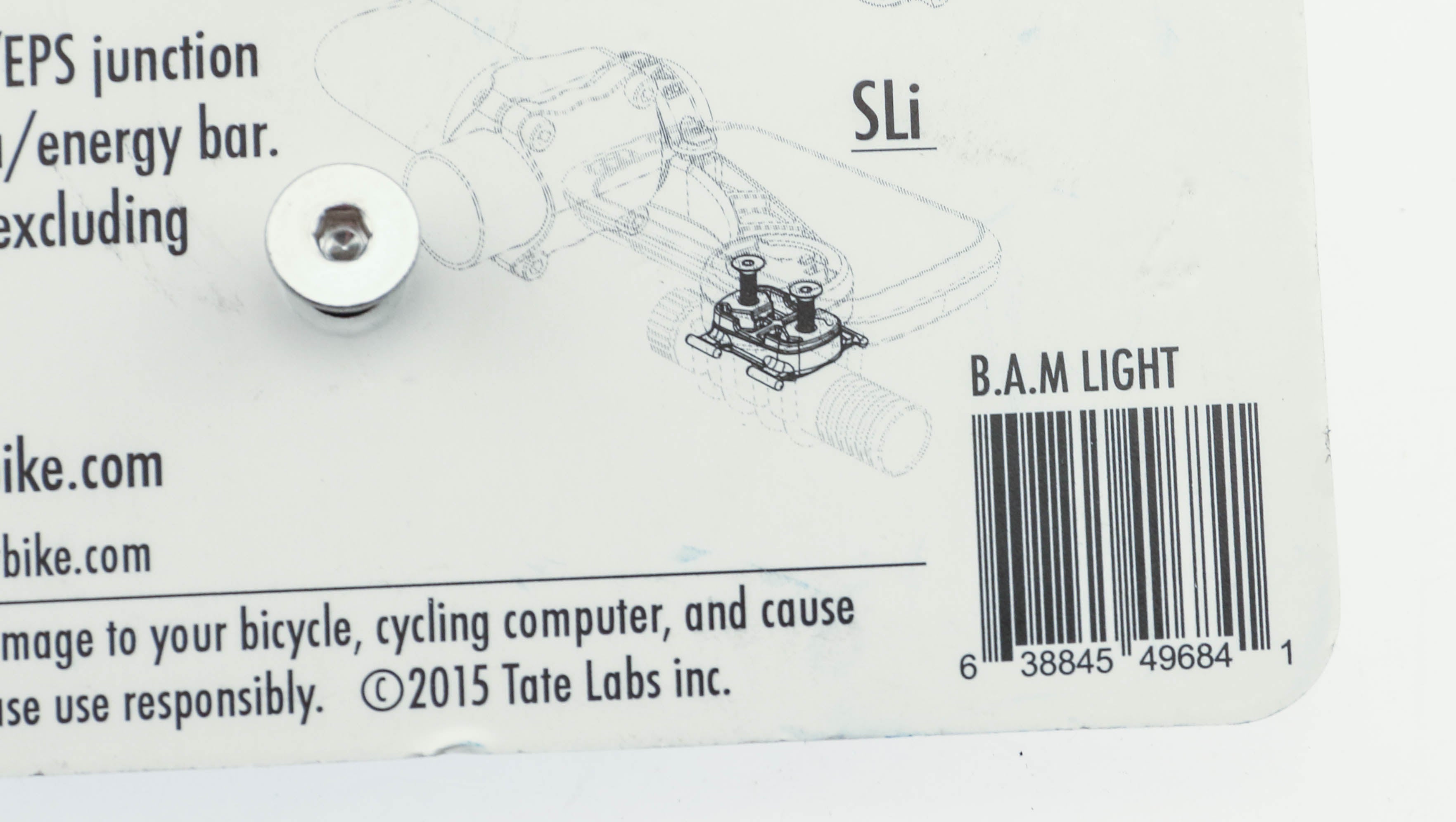Tate Labs BAR FLY B.A.M. SLi & SLi-D Light Attachment Accessory Mount Bike NEW