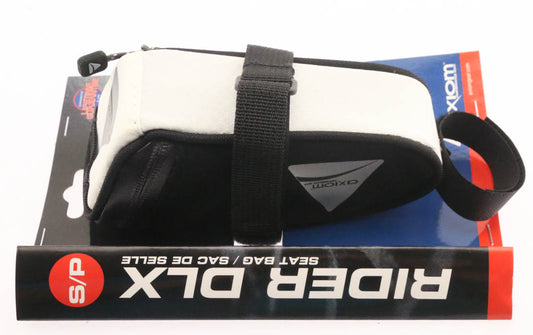 Lot of 5 Axiom Rider DLX Road / MTB Bicycle Seat Saddle Bags Wht/Blk Small NEW