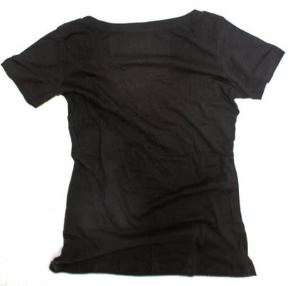 CLOCKWORK GEARS Don't Wait M Womens T-Shirt Short Sleeve Black Cotton V-Neck NEW - Random Bike Parts