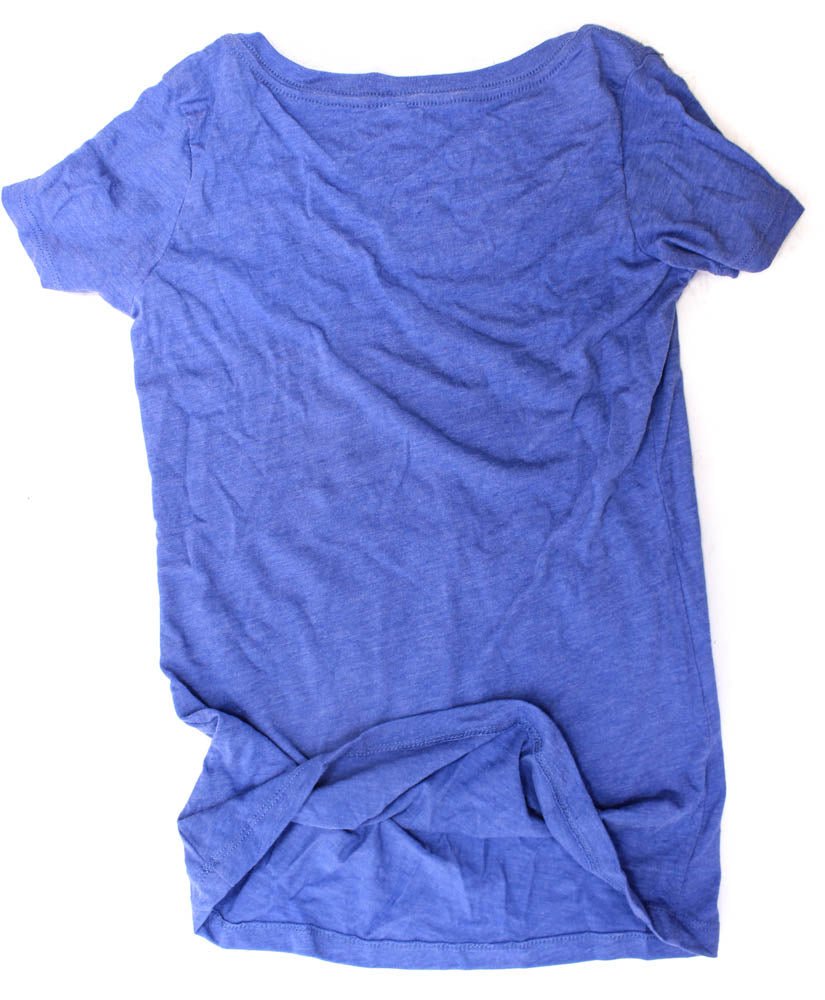 CLOCKWORK GEARS MIDNIGHT MESSAGE XL Womens T-Shirt Short Sleeve Blue Cotton NEW - Random Bike Parts