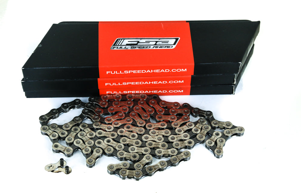 Lot of 3 FSA 9 Speed Road / MTB Bike Chains 116L + Master Link CN-906 New in Box
