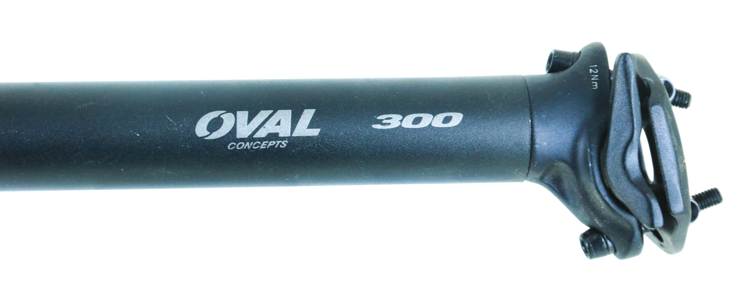 Oval Concepts 300 Aluminum 31.6mm  x 300mm Road MTB Bike Seatpost NEW