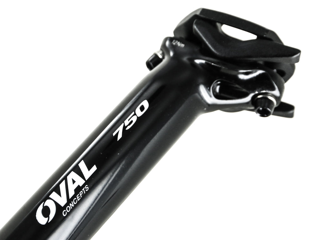 Oval Concepts 750 31.6 x 350 x 15mm 7050-T6 Alloy Road / MTB Bike Seat Post NEW