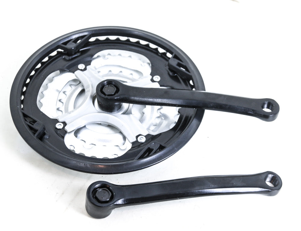 Square Taper 6/7/8 Speed Bike Crankset 9/16" 170mm 48/38/28T Triple NEW
