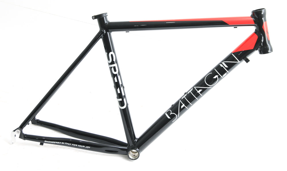 Battaglin Speed 700c MD 51cm Aluminum Road Bike Frame Black / Red NEW