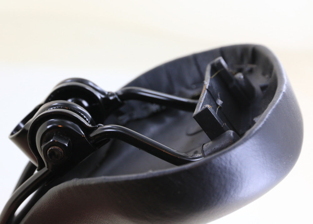 Padded Black Replacement Bicycle Seat Saddle + Clamp 11.5" x 7.25" NEW