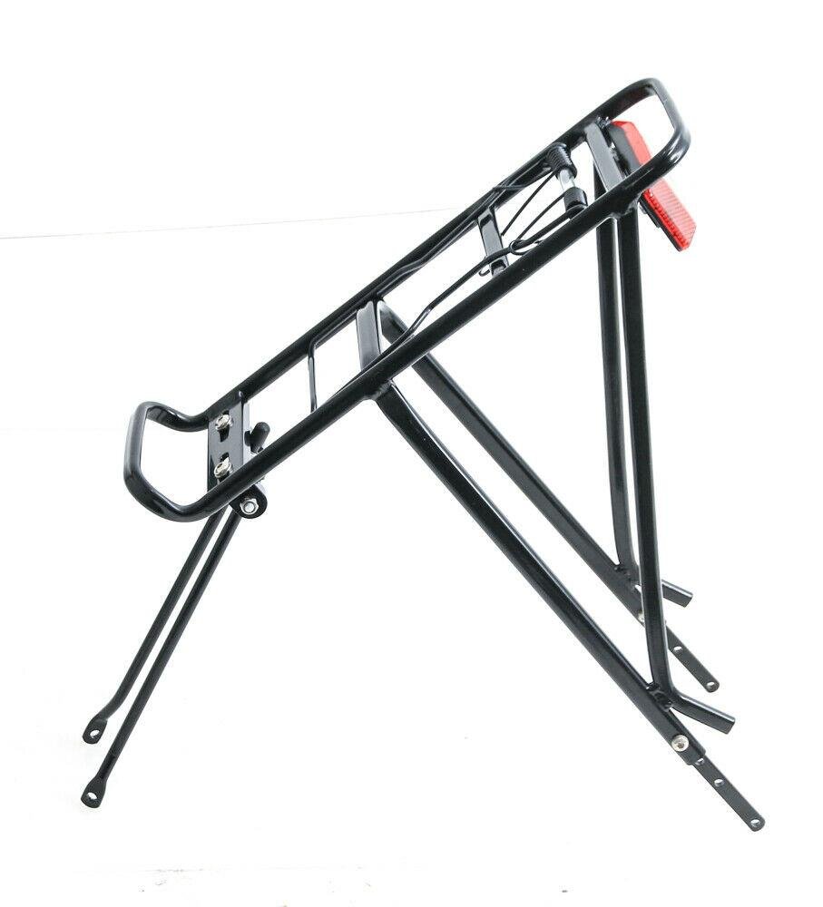 Aluminum Black Rear Cargo Bicycle Rack Pannier Holder NEW - Random Bike Parts