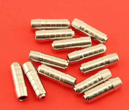 1 Dozen 2314 Aluminum Arrow Glue-In Inserts 8-32 Threads .327" Archery Bow NEW - Random Bike Parts