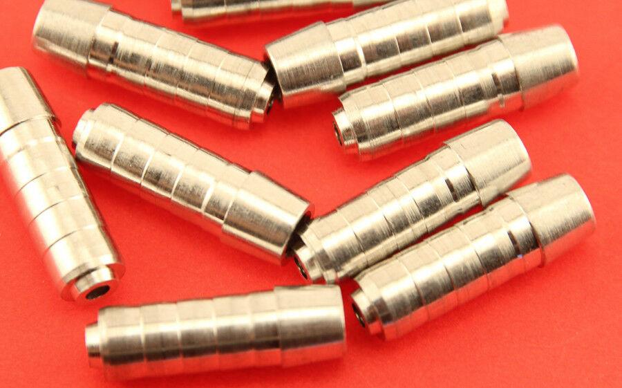 1 Dozen 2314 Aluminum Arrow Glue-In Inserts 8-32 Threads .327" Archery Bow NEW - Random Bike Parts