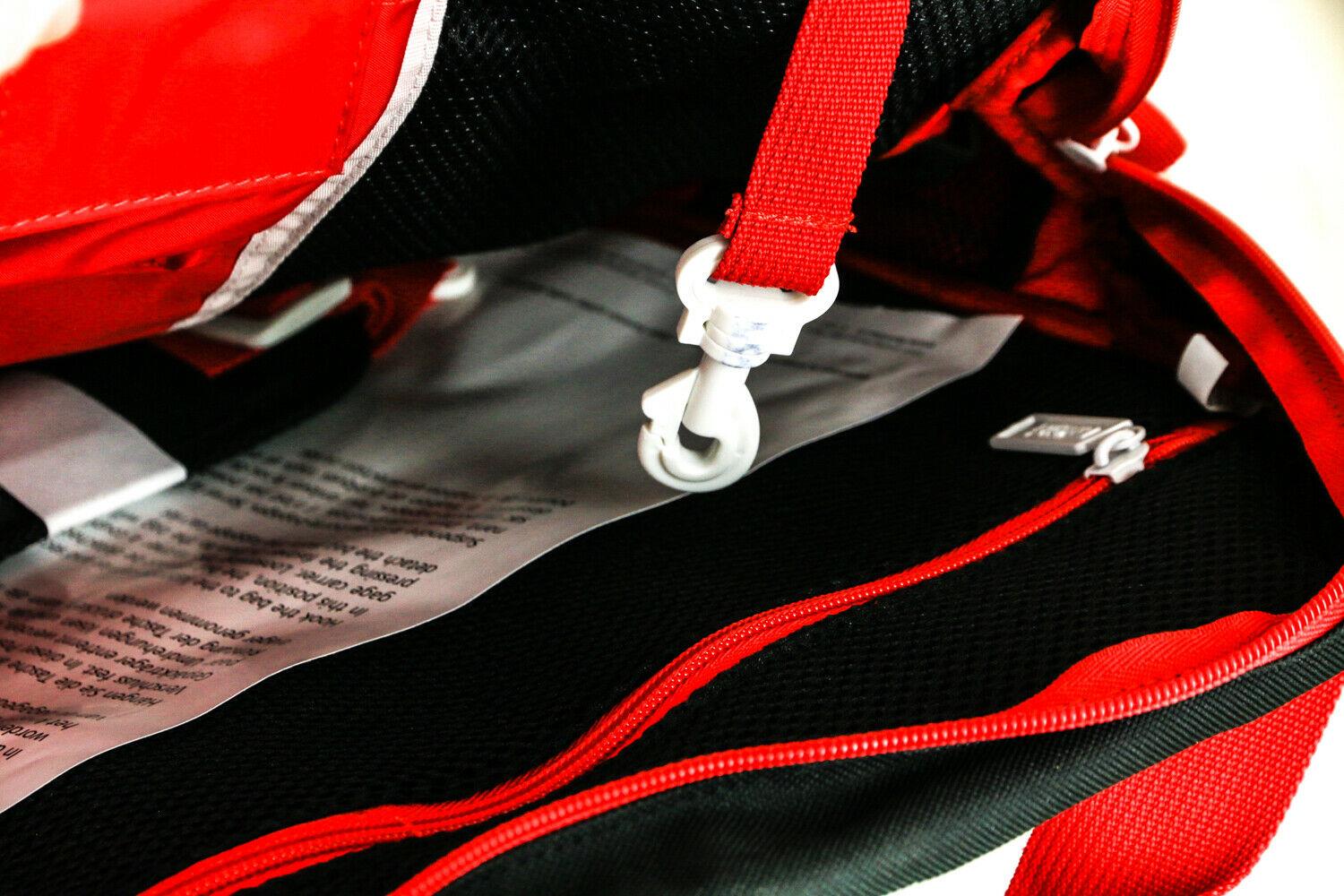 FastRider Young City Pannier Bike Bag 12.5L Water Resistant Red / Black NEW - Random Bike Parts