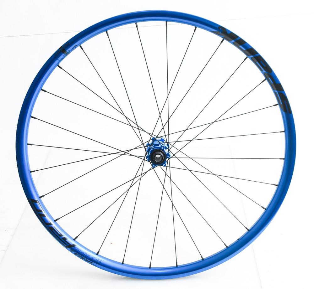 Spank Oozy Trail 295 27.5" MTB Bike Front Wheel 15mm x 100mm Blue NEW