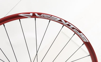 Spank Spike Enduro 28 27.5" Front Wheel MTB Bike 15mm x 100mm Thru Red NEW