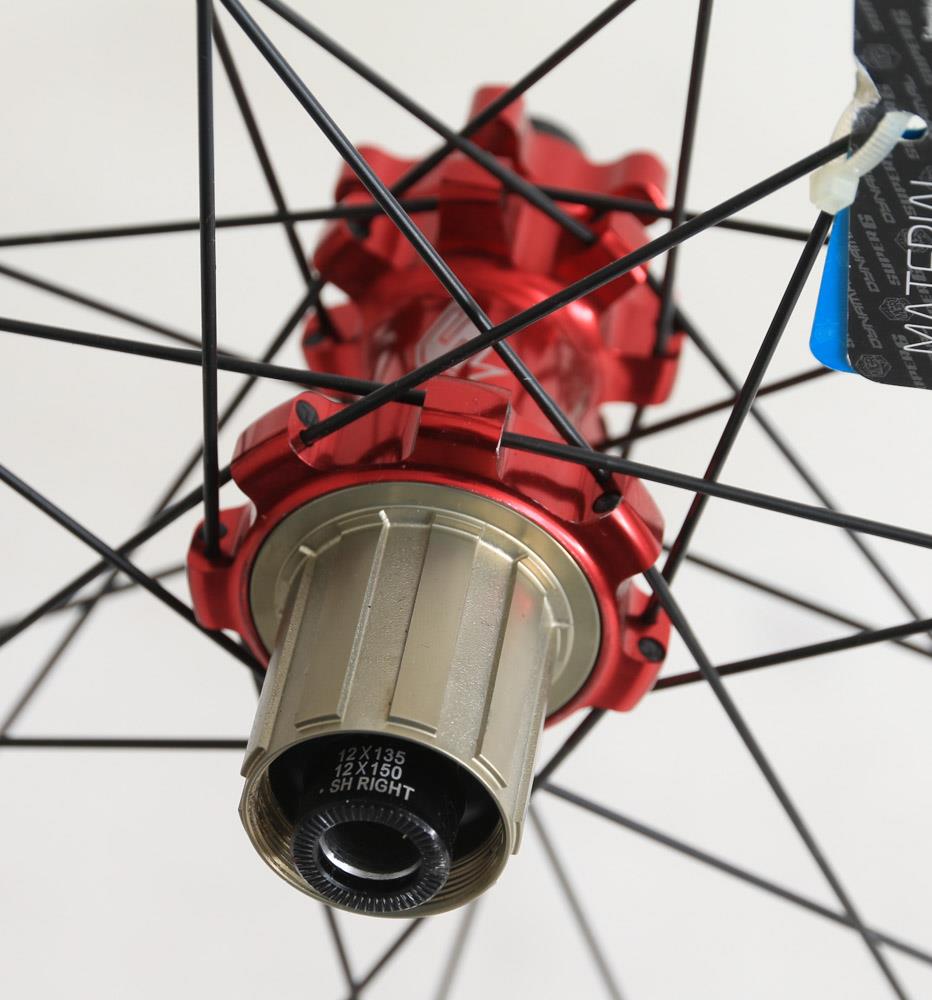 Spank Oozy Trail 260 29er Rear MTB Bike Wheel 12 x 135 Thru Red NEW