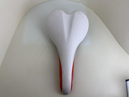 Sundeal Bike Cycle Saddle Seat White RED New Take Off BLEM