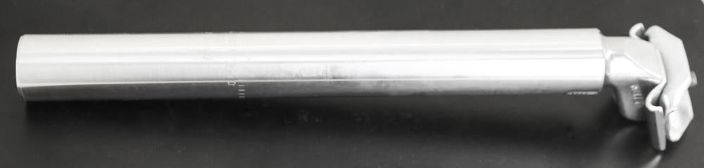 Bike Seatpost 31.6mm x 300mm Adjustable Aluminum Seatpost Silver NEW