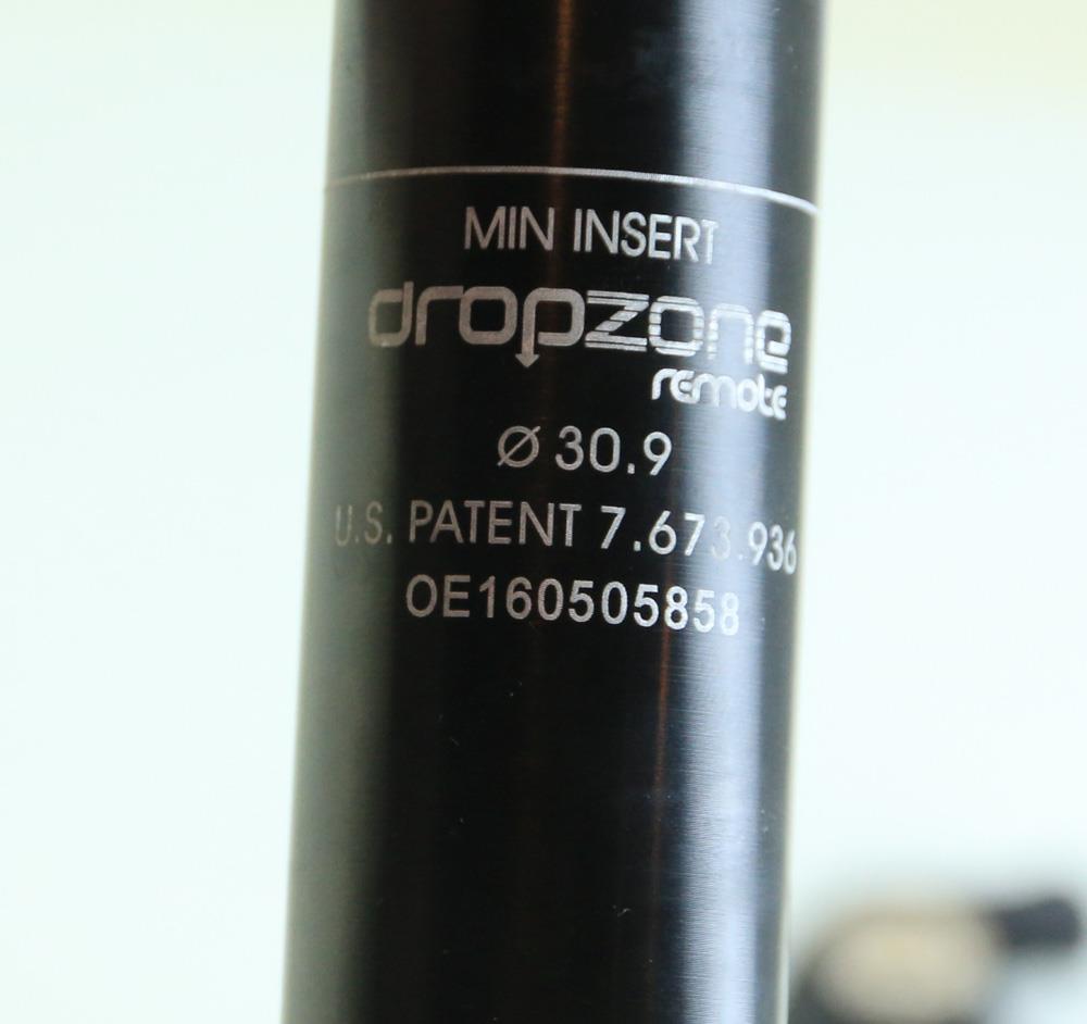 KS Dropzone Dropper MTB Bike Seatpost 30.9mm X 385mm 125mm Travel Remote NEW