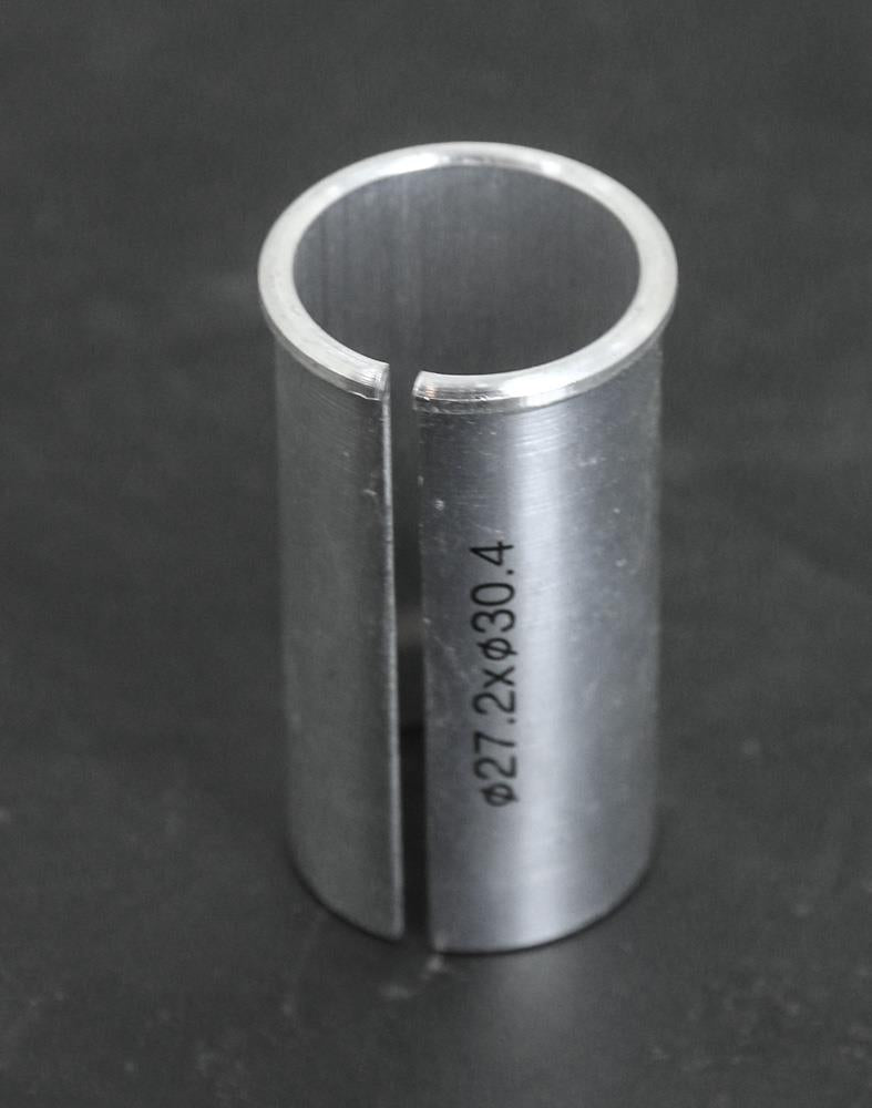 Bike Seatpost Shim Adapter Conversion 30.4mm to 27.2mm Alloy NEW