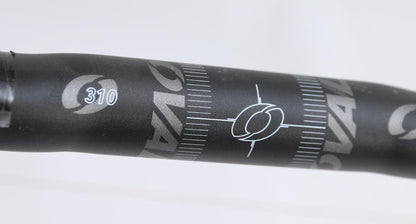 OVAL CONCEPTS 310 400mm x 31.8mm Aluminum Black Road Bike Handlebar Drop NEW