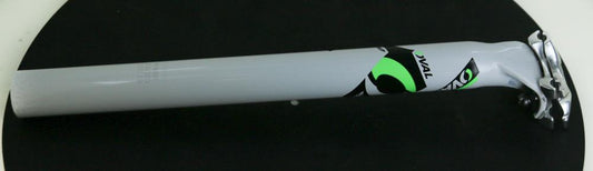 OVAL CONCEPTS 200 31.6mm x 350mm Road / MTB Bike Seatposts White / Green NEW