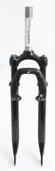 Suntour 700c Hybrid Bike Disc Fork 1-1/8" Threaded V Brake Black NEW