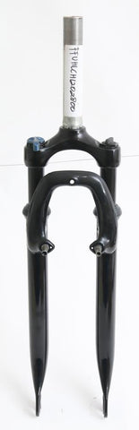 Suntour 700c Hybrid Bike Disc Fork 1-1/8" Threaded V Brake Black NEW