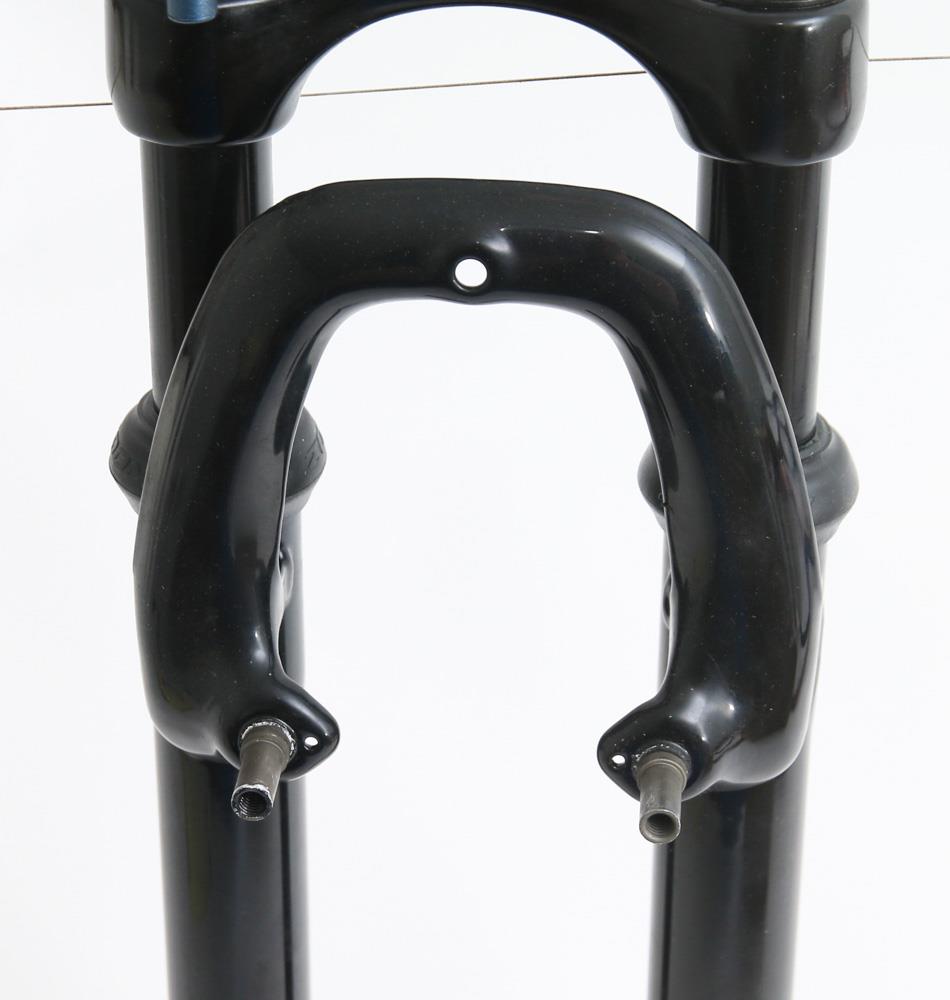 Suntour 700c Hybrid Bike Disc Fork 1-1/8" Threaded V Brake Black NEW