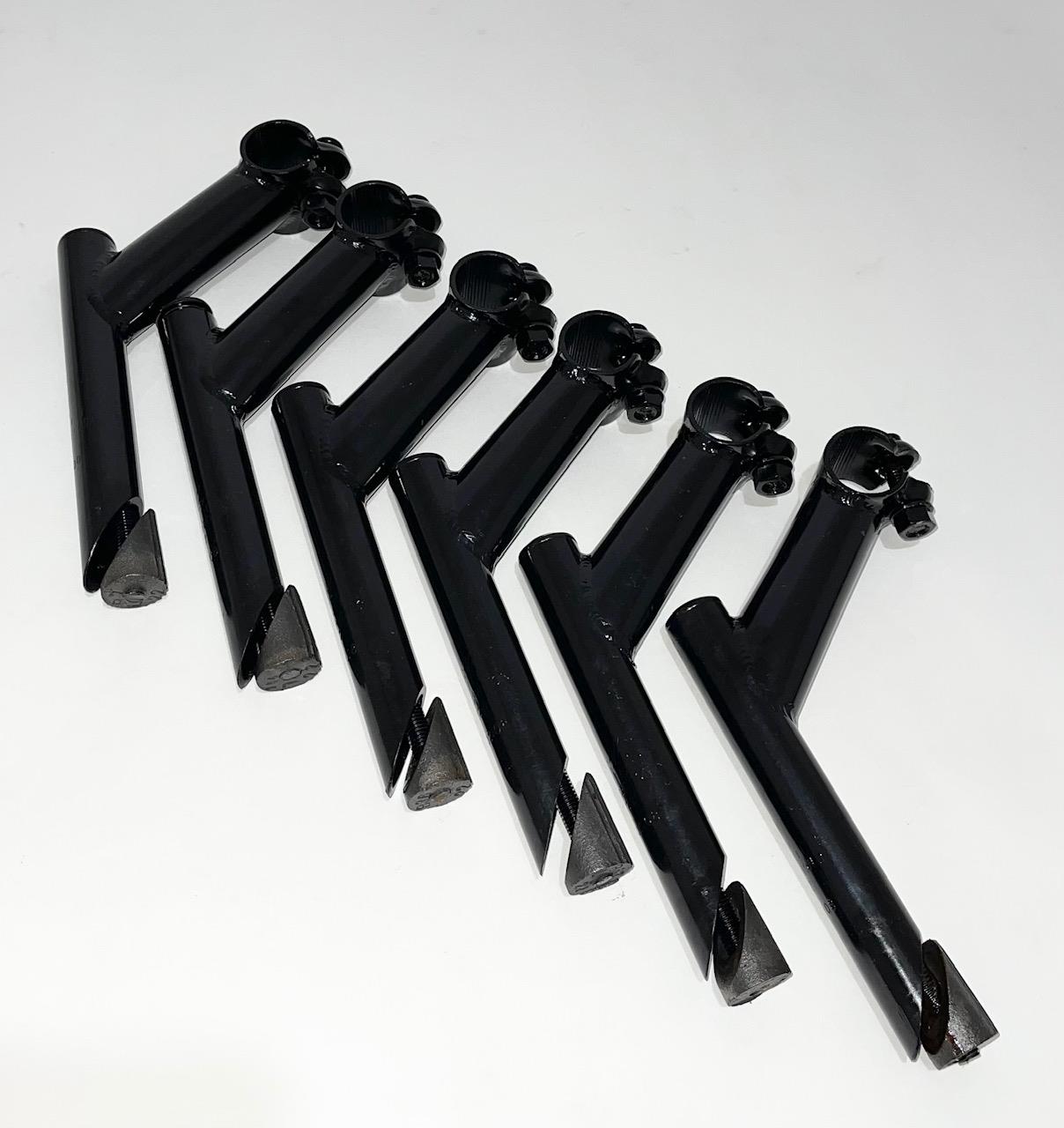 Lot of 6 1" Quill 25.4mm 22.2mm Steel Bike Stem 90mm New old Stock NOS