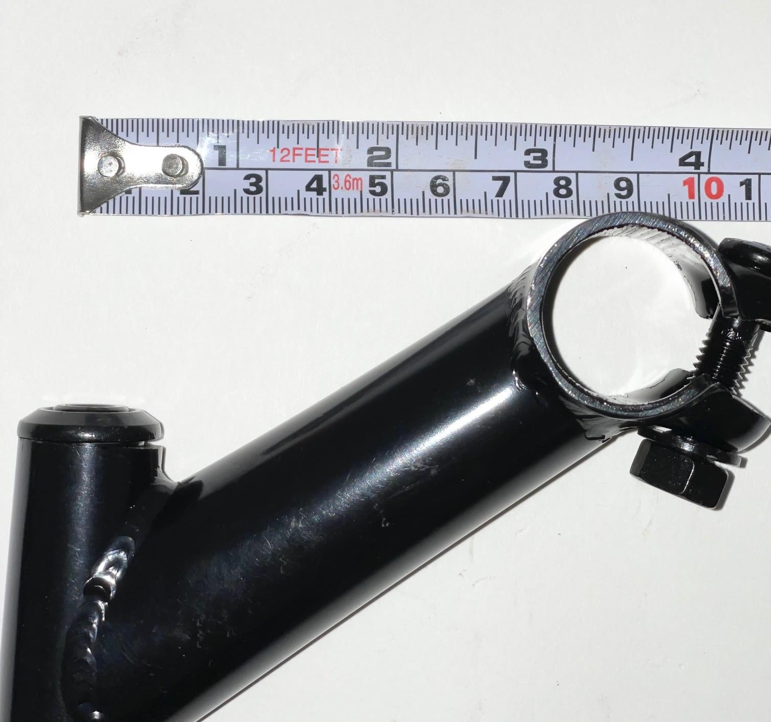 Lot of 6 1" Quill 25.4mm 22.2mm Steel Bike Stem 90mm New old Stock NOS