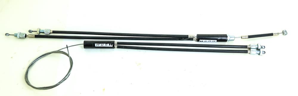Rush Detangler Gyro Rear BMX Bike Brake U-Brake Cables Upper / Lower NEW