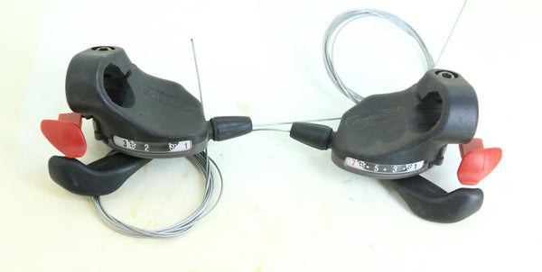 Microshift 3 x 7 Speed Right / Left MTB Hybrid Bike Trigger Shifters NEW