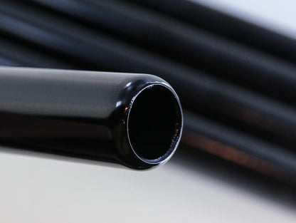 Lot of 5 Quantity 25.4mm x 250mm Bicycle Bike Plain Seatpost Steel Black NEW