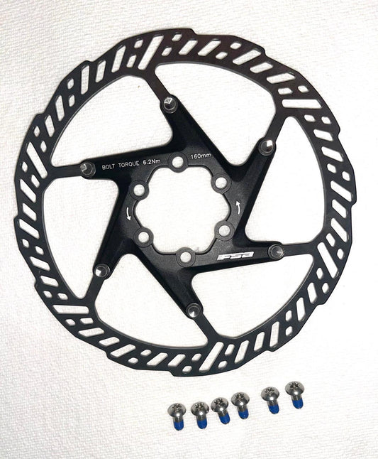 FSA K-Force Disc Bike Brake Rotor 2-Piece 160mm 6-Bolt New